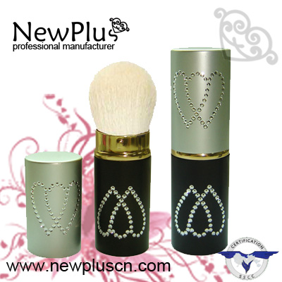 Fashionl Retractable Travel Powder Brush