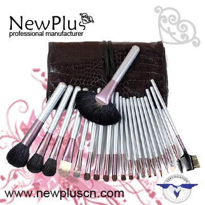 21PCS silver  Makeup Brush Set