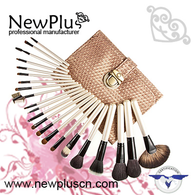 21PCS white handle  Makeup Brush Set