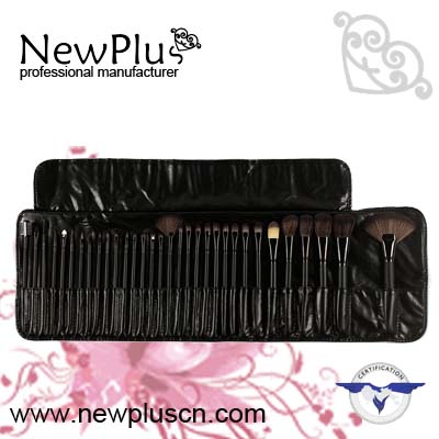 18PCS natural  handle  Makeup Brush Set