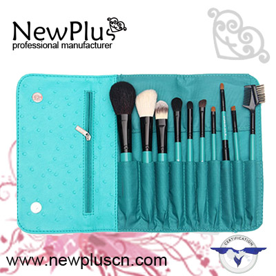 10PCS 彩色colorful Makeup Brush Set