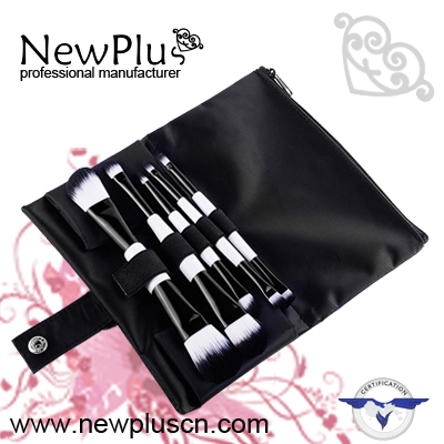 5PCS pink handle black ferrule color Makeup Brush Set