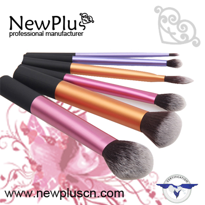 6PCS color long ferrule makeup Brush Set