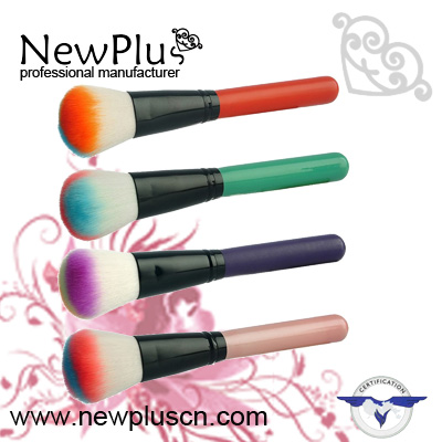 3 colors hair makeup Brush
