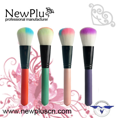 3 colors hair makeup Brush