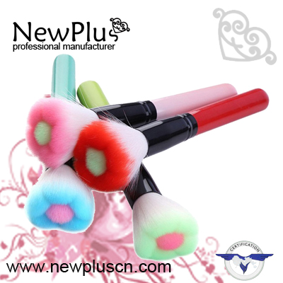 flower shaped colors hair makeup Brush