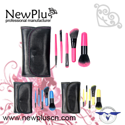 5PCS color handle Makeup Brush Set