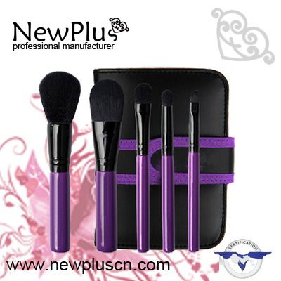 5PCS color handle Makeup Brush Set