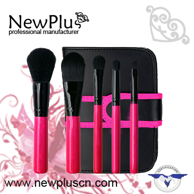 5PCS color handle Makeup Brush Set