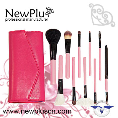 10PCS color handle Makeup Brush Set