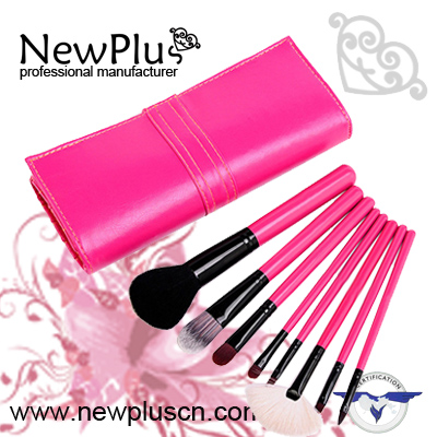 7PCS color handle Makeup Brush Set