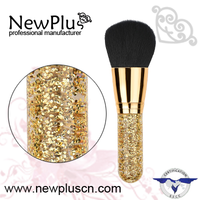 glitter makeup brush set