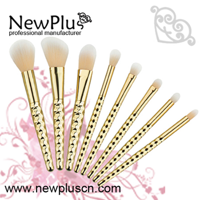 glitter makeup brush set