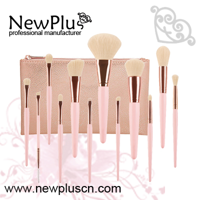 glitter makeup brush set