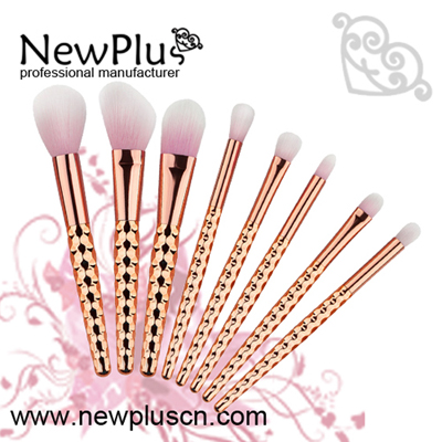 glitter makeup brush set
