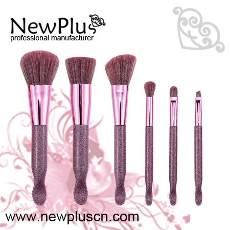 multi-color makeup brushes