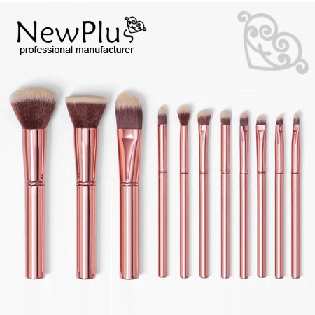 multi-color makeup brushes