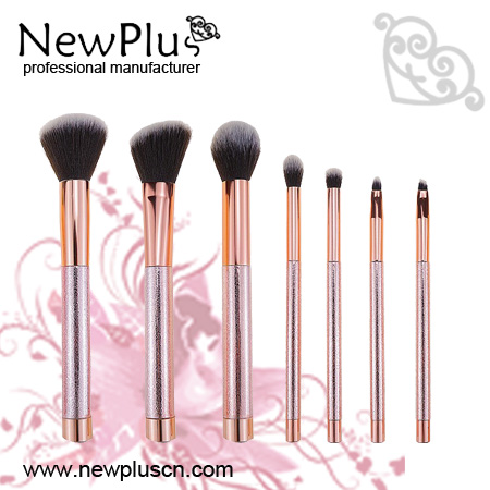 multi-color makeup brushes