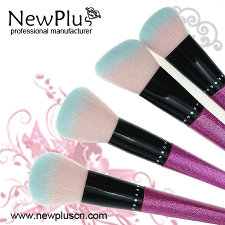 multi-color makeup brushes