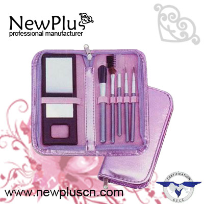 5PCS Makeup Brush Set with mirror