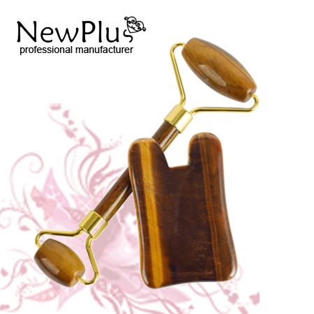 Tiger Eye stone facial Roller