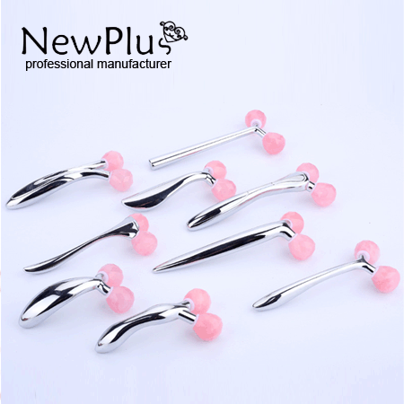 metal handle jade facial massage
