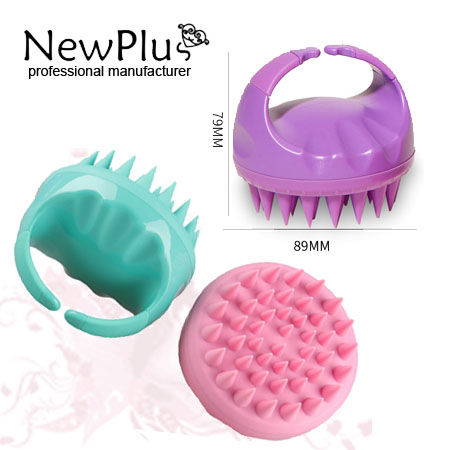 silicon hair brush