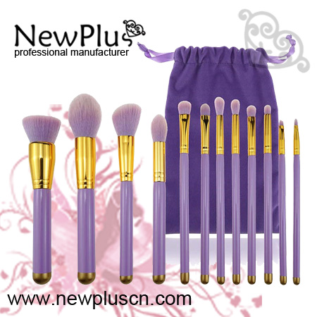 colorful  makeup brush set