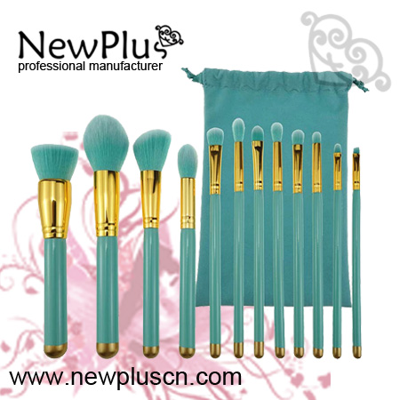 colorful  makeup brush set