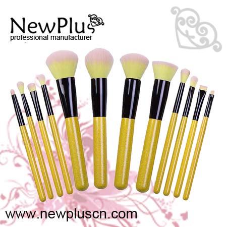 colorful  makeup brush set