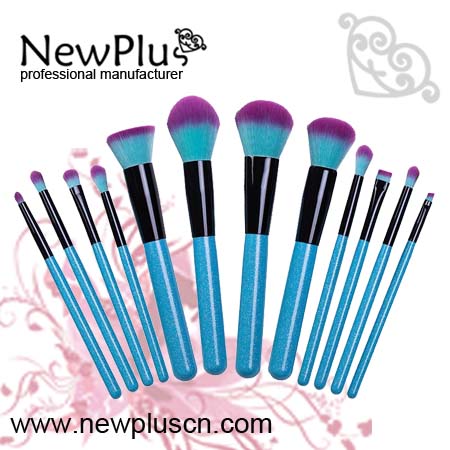 colorful  makeup brush set