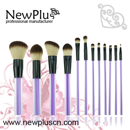 colorful  makeup brush set