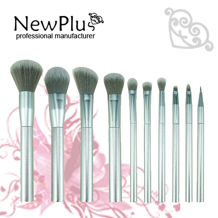 colorful  makeup brush set