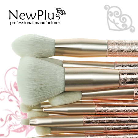 colorful  makeup brush set