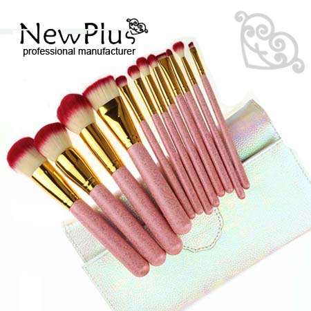 colorful  makeup brush set