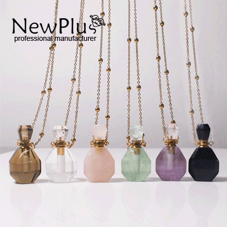 perfume bottle necklace