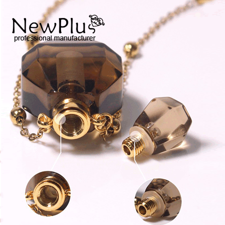 perfume bottle necklace