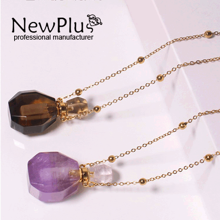 perfume bottle necklace