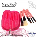 6PCS red Makeup Brush Set