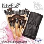 32PCS natural  handle  Makeup Brush Set