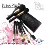 8支装红色柄黑色管化妆套刷