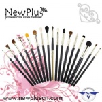 12支装黑柄金色管化妆套刷