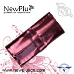 12PCS red wood handle black ferrule Makeup Brush Set