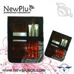 4支装塑胶柄黑色管化妆套刷