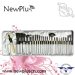 26PCS natural handle black ferrule Makeup Brush Set