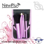 5PCS color pink aluminum handle Makeup Brush Set
