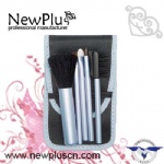 5PCS color pink aluminum handle Makeup Brush Set
