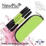 10PCS color wood handle black ferrule makeup Brush Set