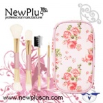 4支装双头粉柄金管化妆套刷