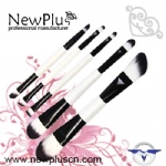 5PCS pink handle black ferrule color Makeup Brush Set
